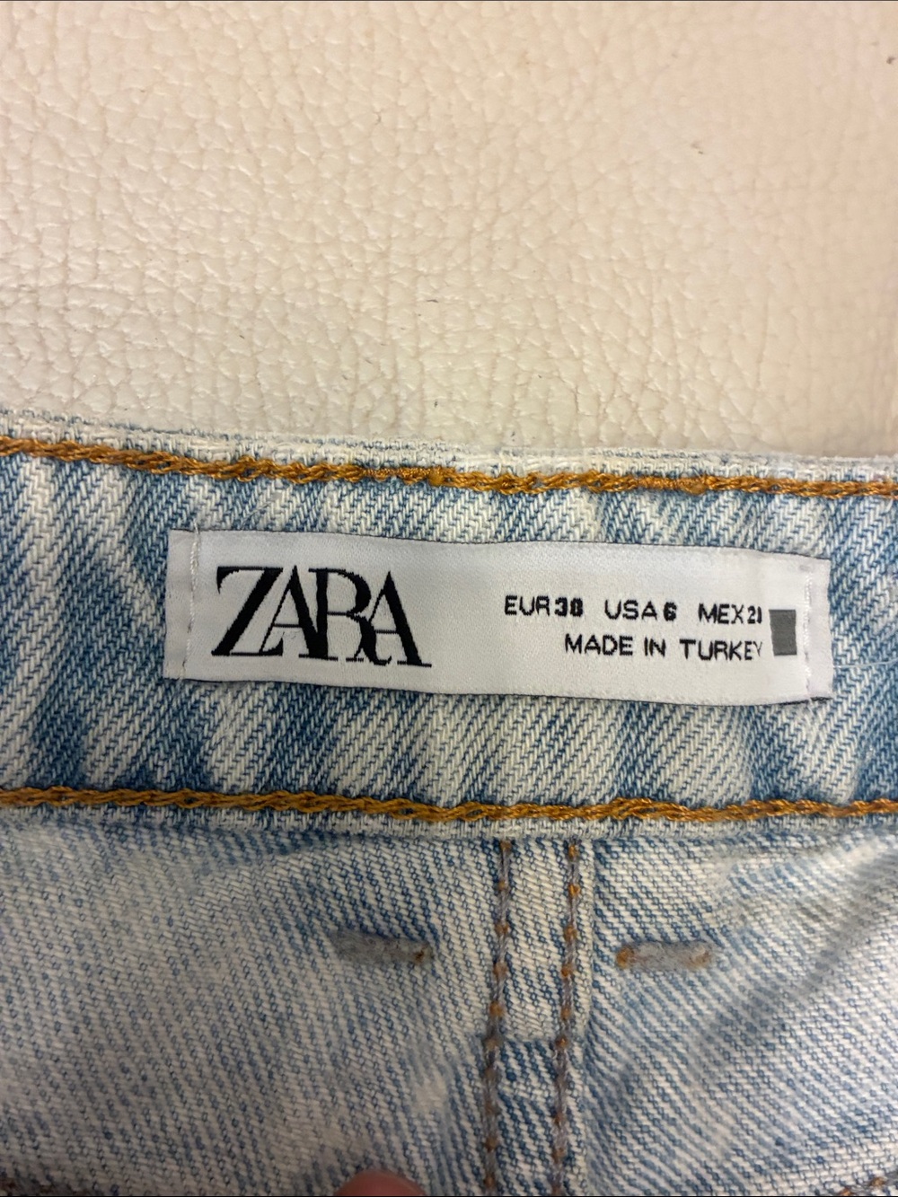 ZARA Light Blue Denim shorts